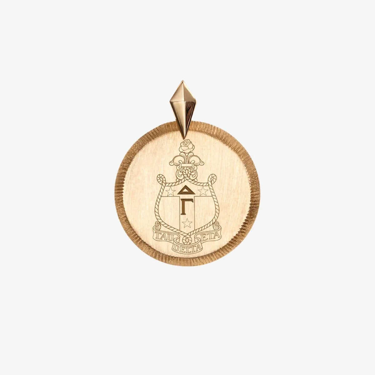 Delta Gamma Florentine Crest Pendant Petite