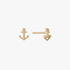 Delta Gamma Anchor Stud Earring