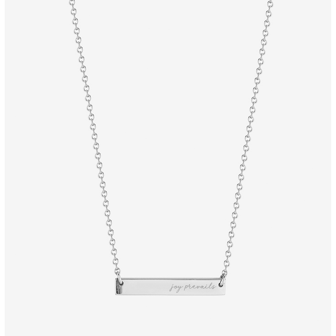 Kentucky DanceBlue Joy Prevails Horizontal Bar Necklace