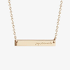 Kentucky DanceBlue Joy Prevails Horizontal Bar Necklace
