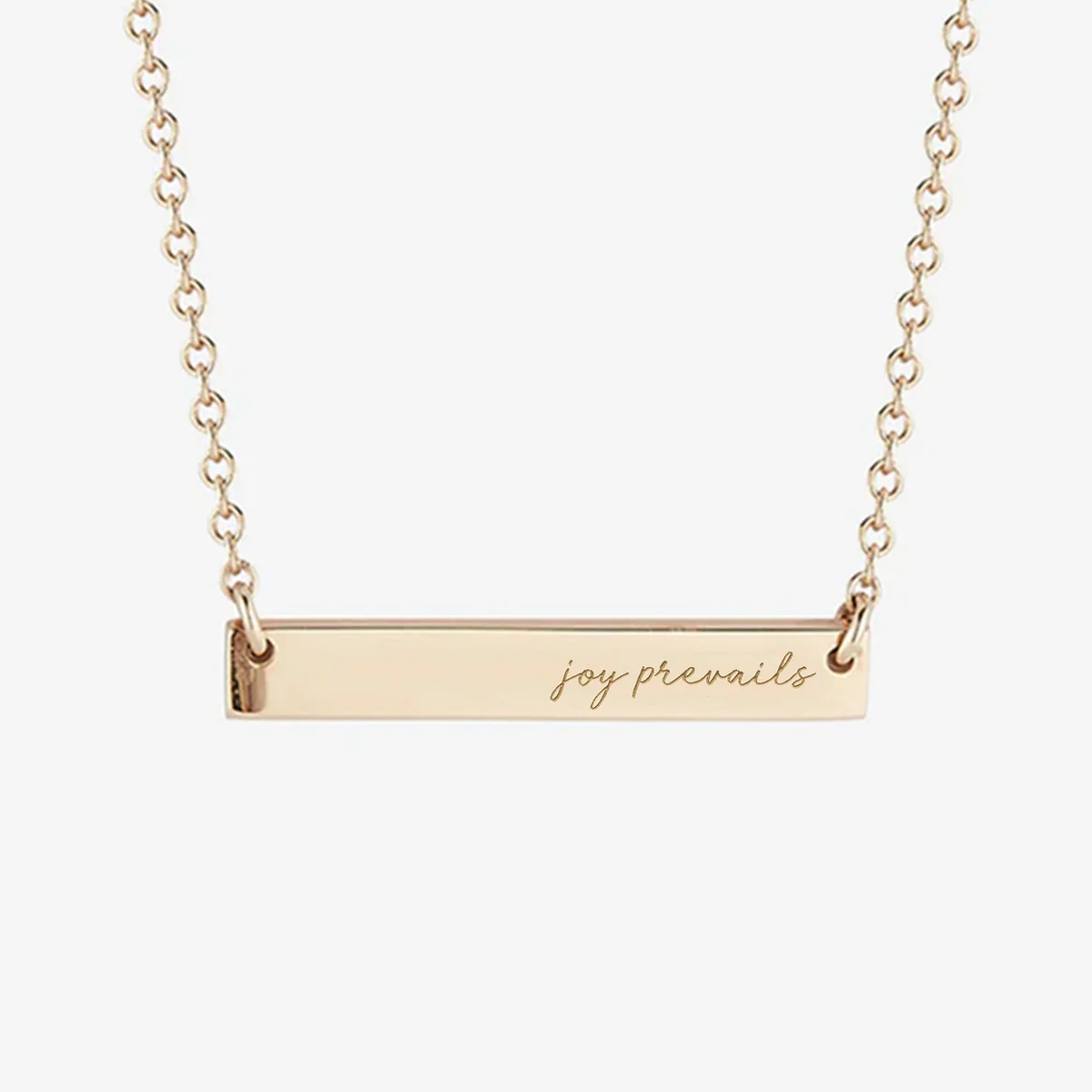 Kentucky DanceBlue Joy Prevails Horizontal Bar Necklace