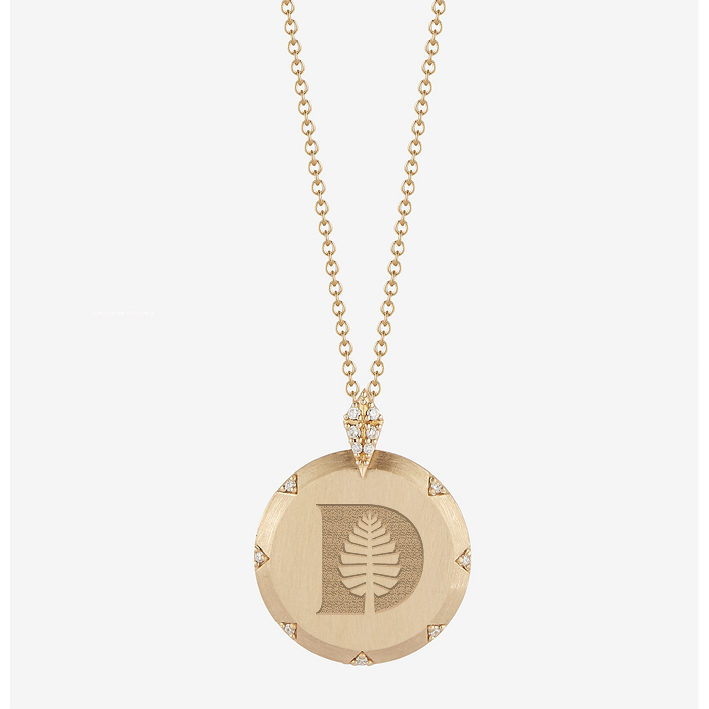 Dartmouth D Pine 7-Point Diamond Pendant