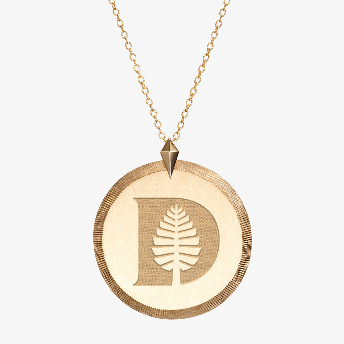 Dartmouth D Pine Florentine Pendant