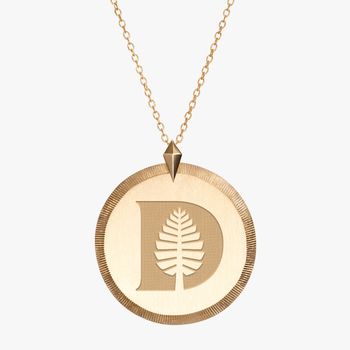 Dartmouth D Pine Florentine Pendant