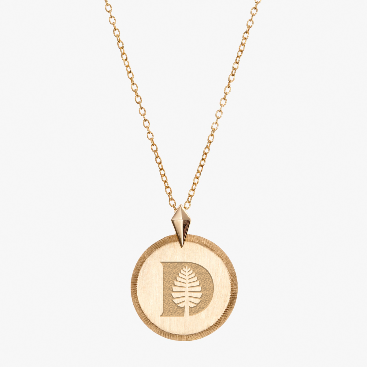 Dartmouth D Pine Florentine Pendant