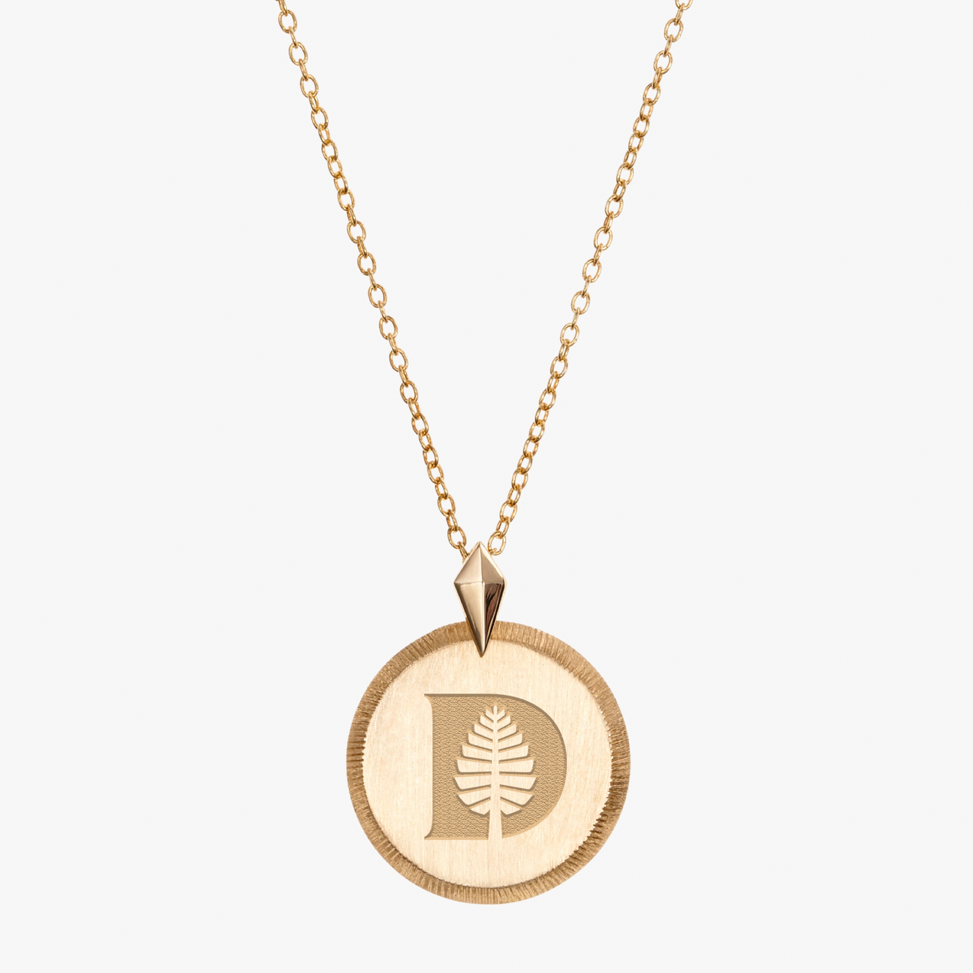 Dartmouth D Pine Florentine Pendant