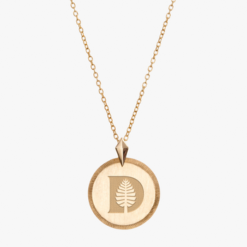 Dartmouth D Pine Florentine Pendant