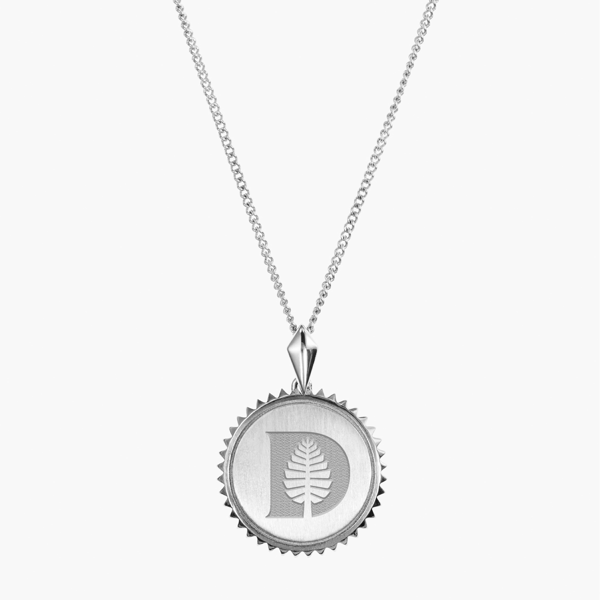 Dartmouth D Pine Sunburst Pendant