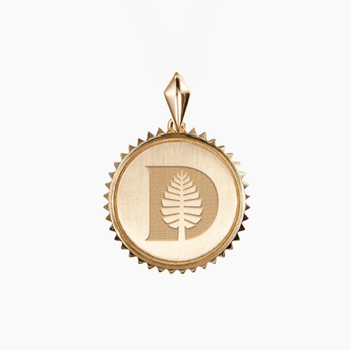 Dartmouth D Pine Sunburst Pendant
