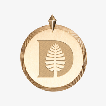 Dartmouth D Pine Florentine Pendant