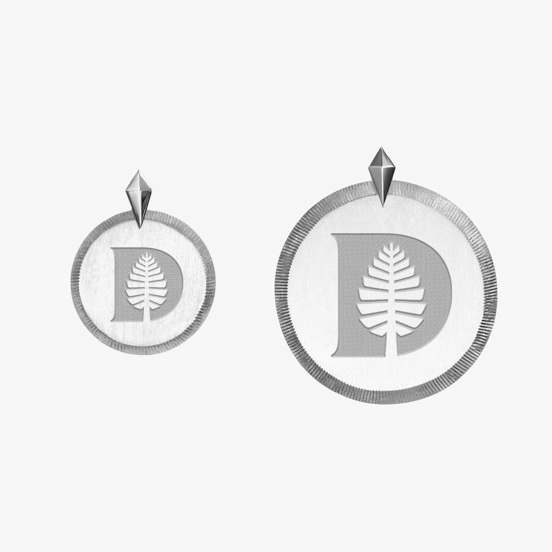 Dartmouth D Pine Florentine Pendant