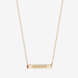 Dartmouth Logo Horizontal Bar Necklace
