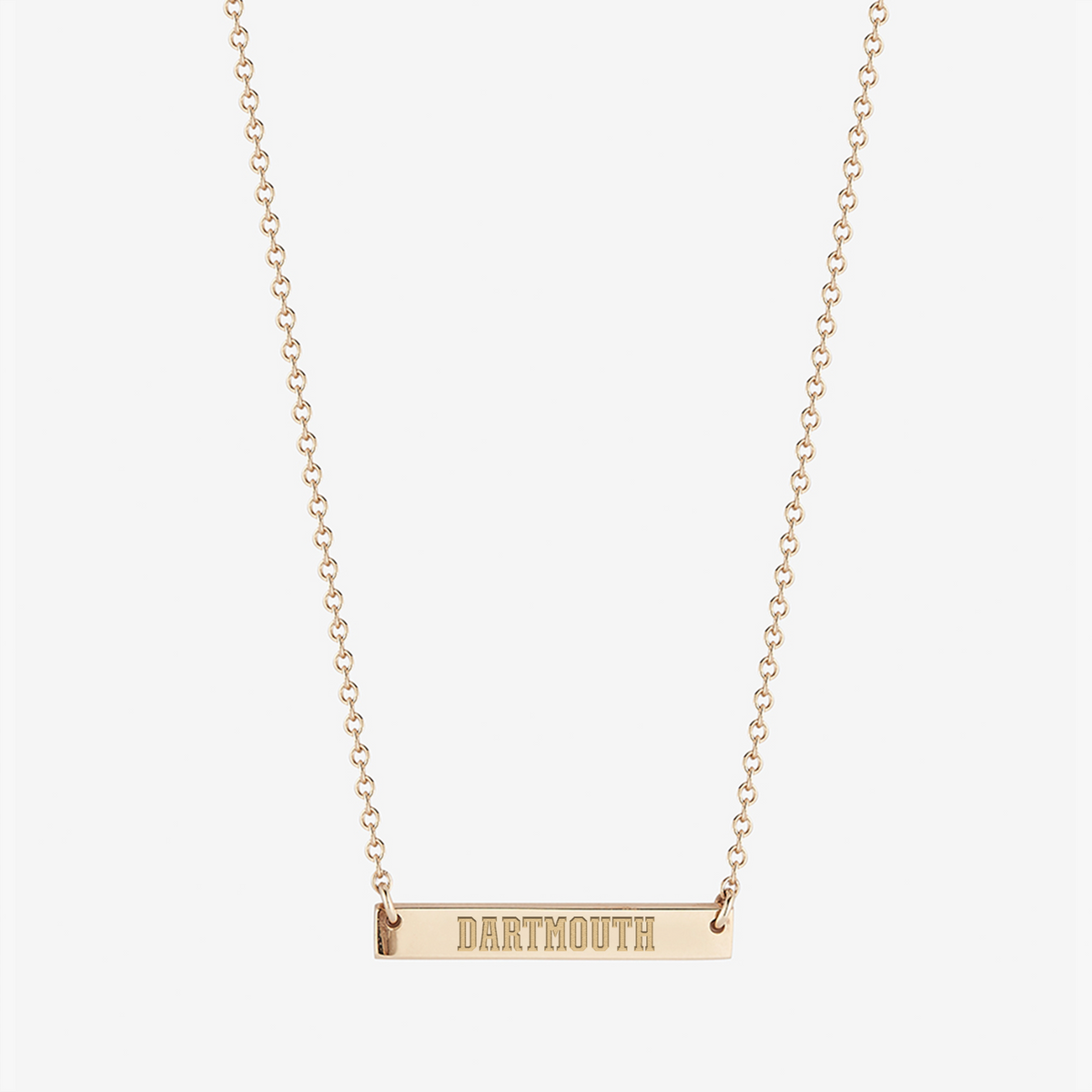 Dartmouth Logo Horizontal Bar Necklace
