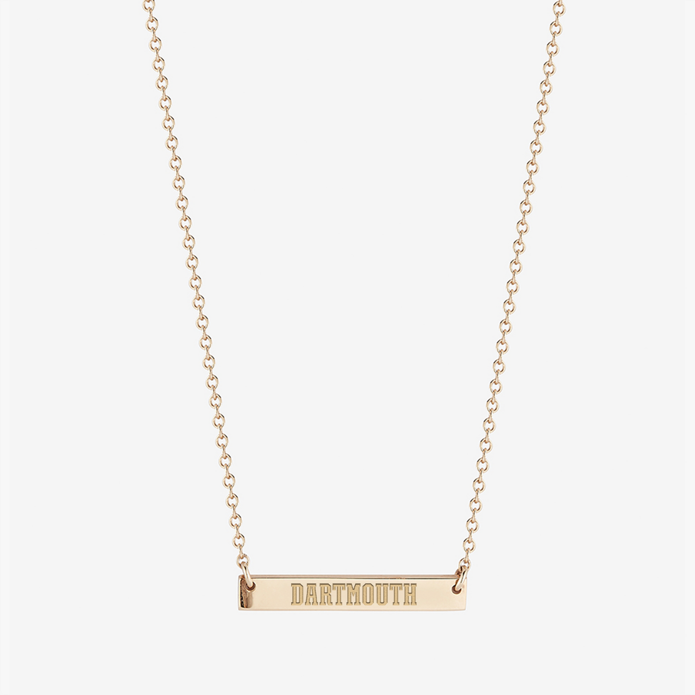 Dartmouth Logo Horizontal Bar Necklace