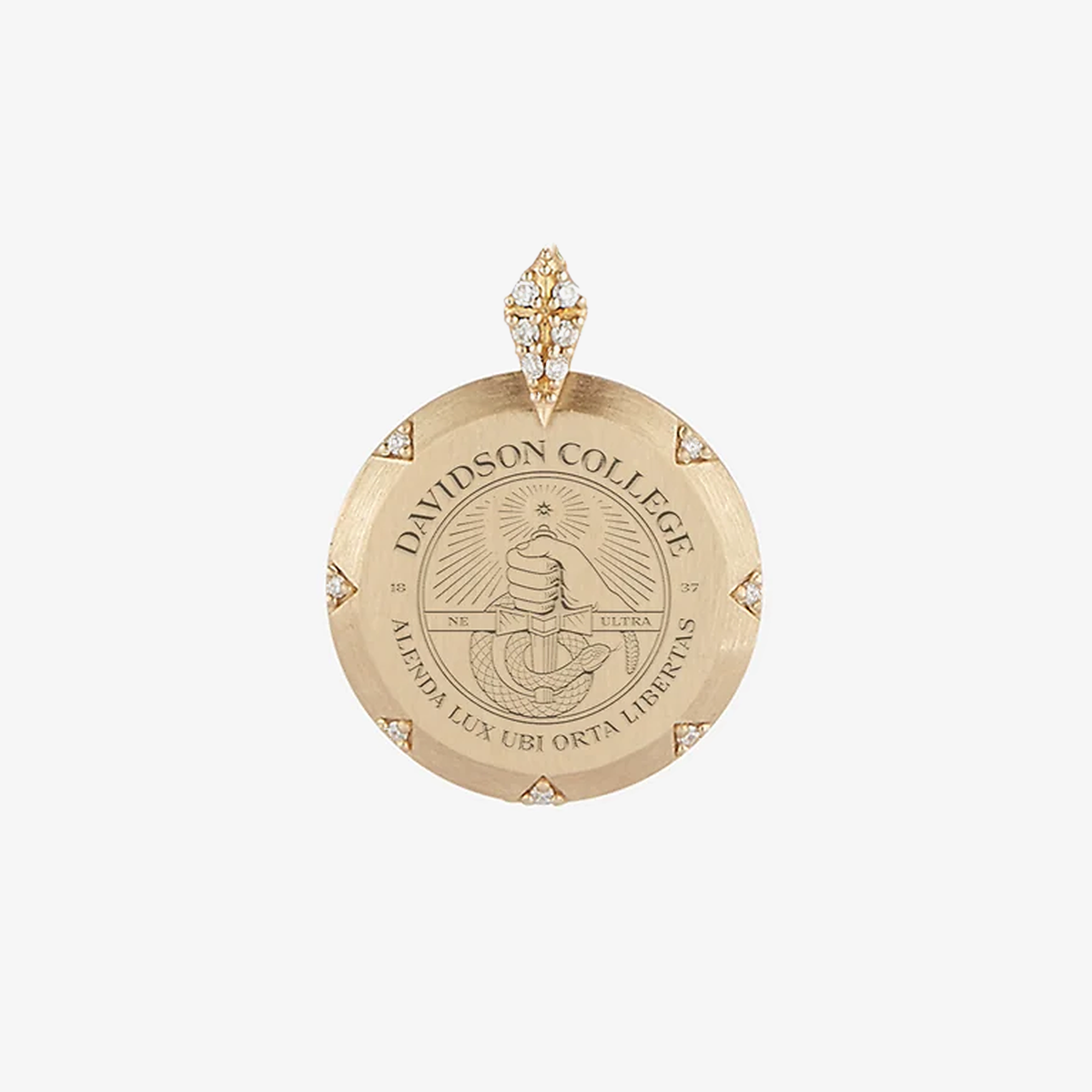 Davidson Seal 7-Point Diamond Pendant