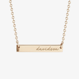 Davidson Horizontal Bar Necklace