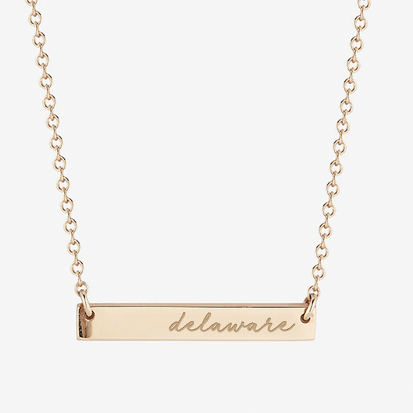 Delaware Horizontal Bar Necklace