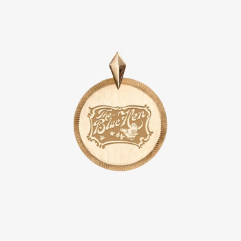 Delaware Vintage Blue Hen Pendant