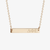 Delta Phi Epsilon Horizontal Bar Necklace