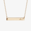 Delta Zeta Horizontal Bar Necklace