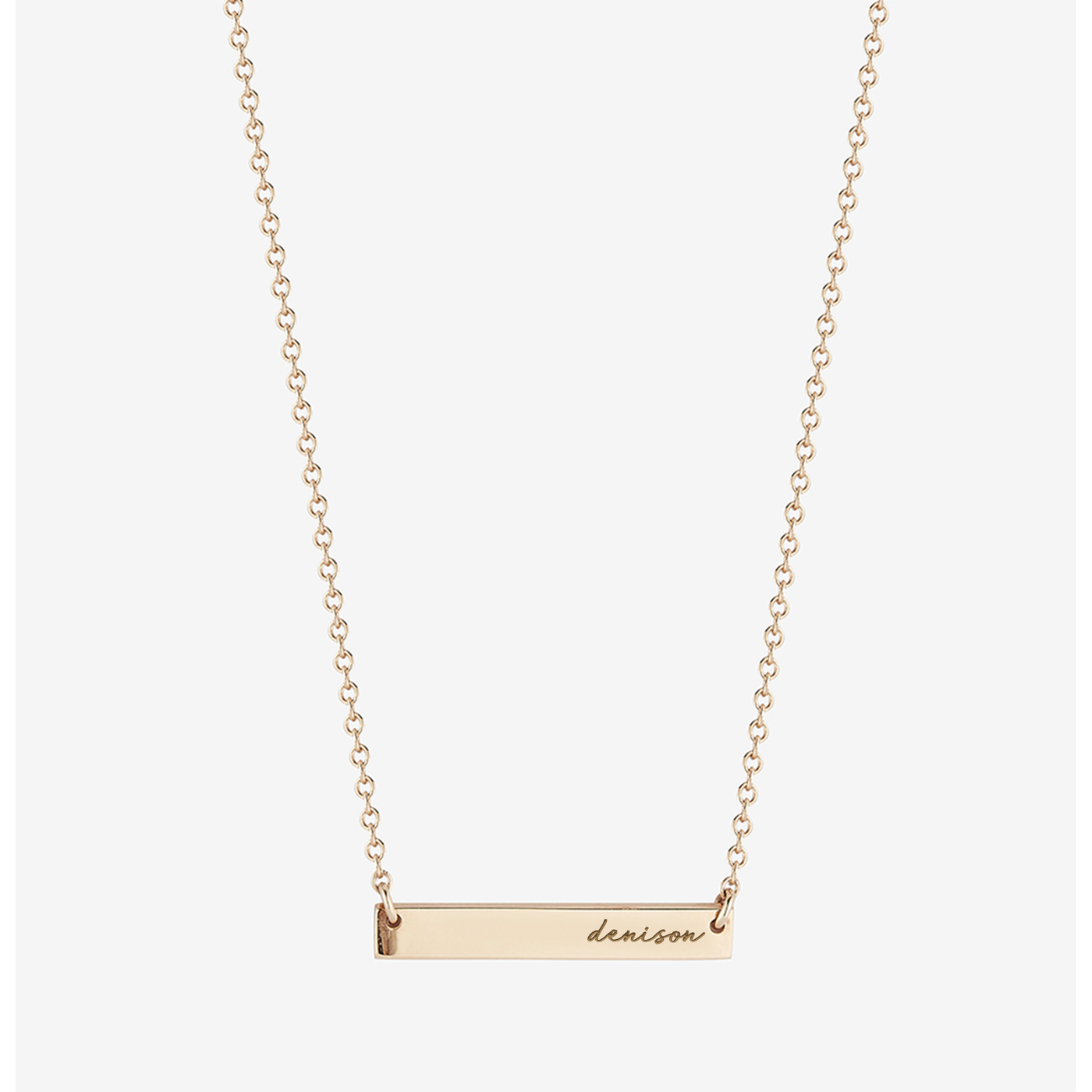 Denison Horizontal Bar Necklace