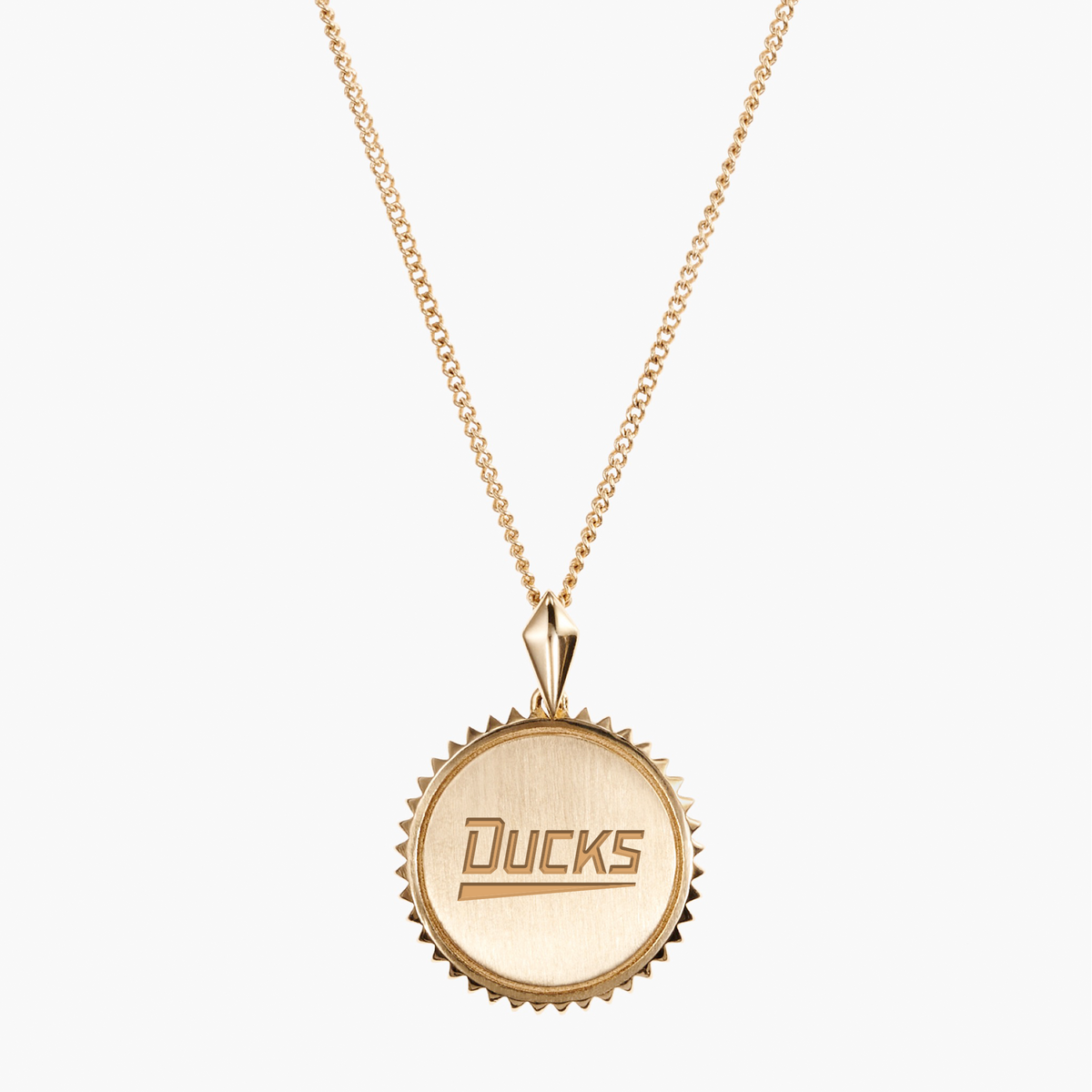 Oregon Softball 60th Anniversary Sunburst Pendant
