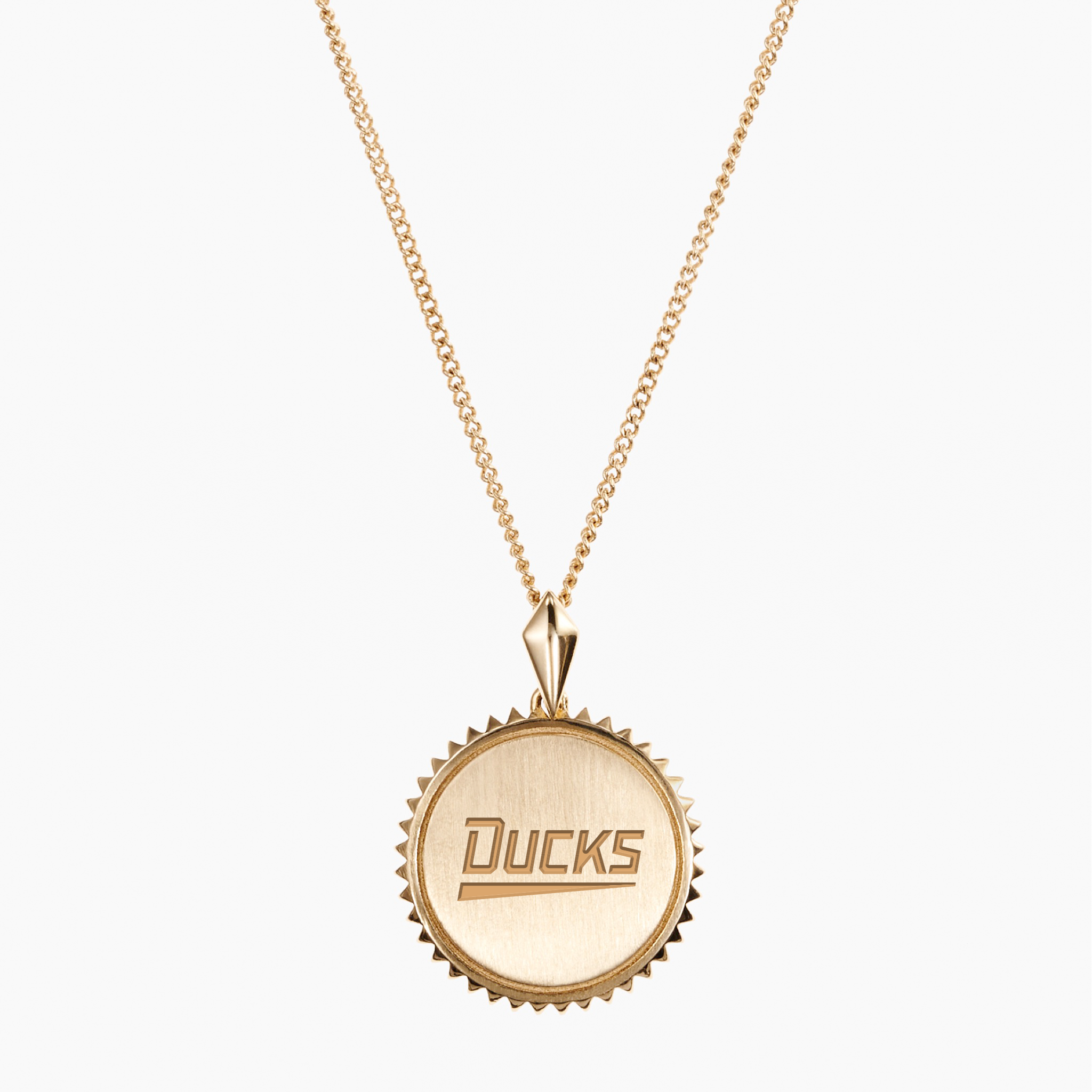 Oregon Softball 60th Anniversary Sunburst Pendant
