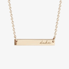 Duke Horizontal Bar Necklace