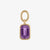 Amethyst Earring Charm