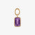 Amethyst Earring Charm