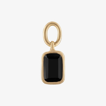 Black Onyx Earring Charm
