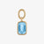 Blue Topaz Earring Charm