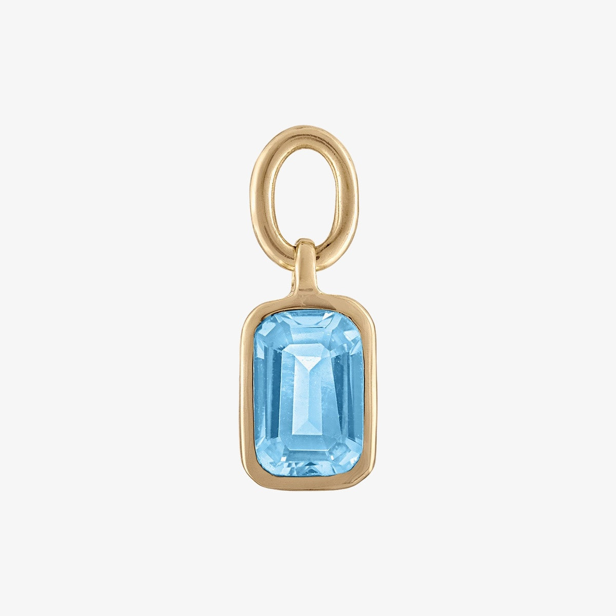 Blue Topaz Earring Charm