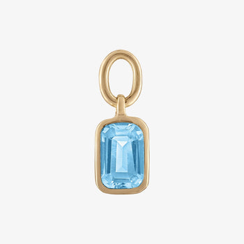 Blue Topaz Earring Charm