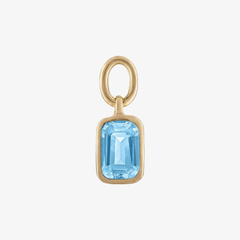 Blue Topaz Earring Charm