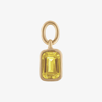 Yellow Citrine Earring Charm