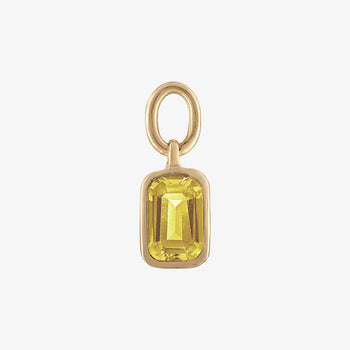 Yellow Citrine Earring Charm