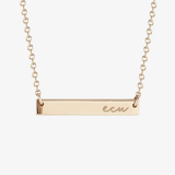 ECU Horizontal Bar Necklace