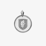 Elon Florentine Leaf Pendant Petite
