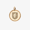 Elon Florentine Leaf Pendant Petite