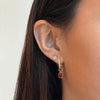Utah Mini U Earring Bundle shown on figure in gold