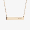 Elon Horizontal Bar Necklace