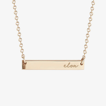 Elon Horizontal Bar Necklace