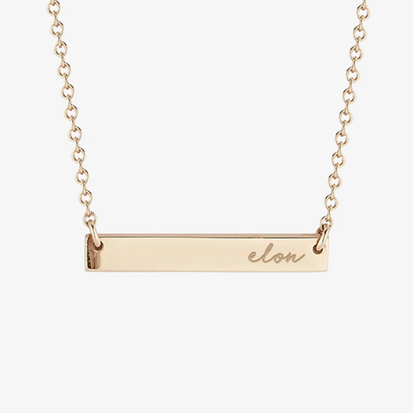 Elon Horizontal Bar Necklace