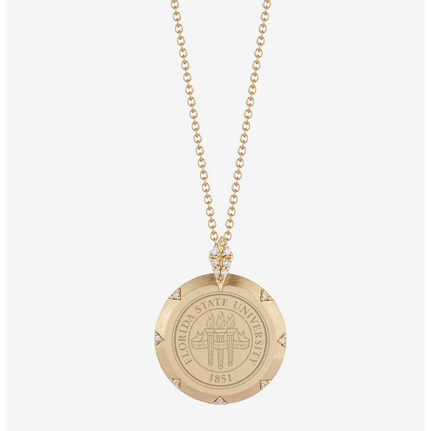 FSU 7-Point Diamond Necklace