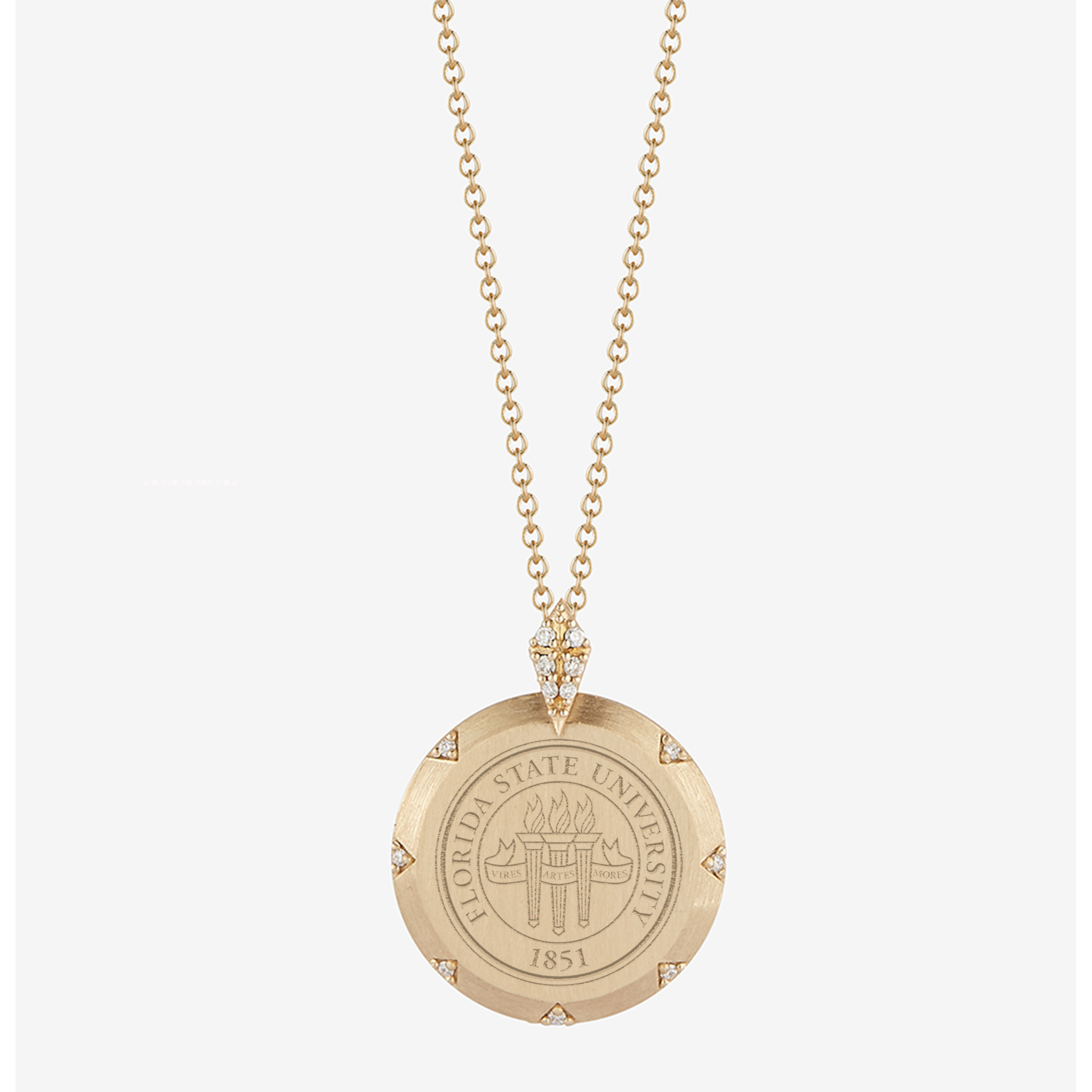 FSU 7-Point Diamond Necklace
