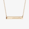 FSU Seminoles Horizontal Bar Necklace