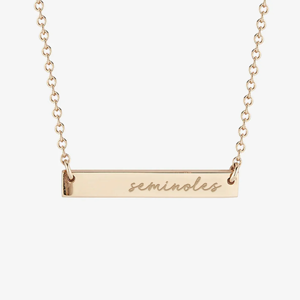 FSU Seminoles Horizontal Bar Necklace