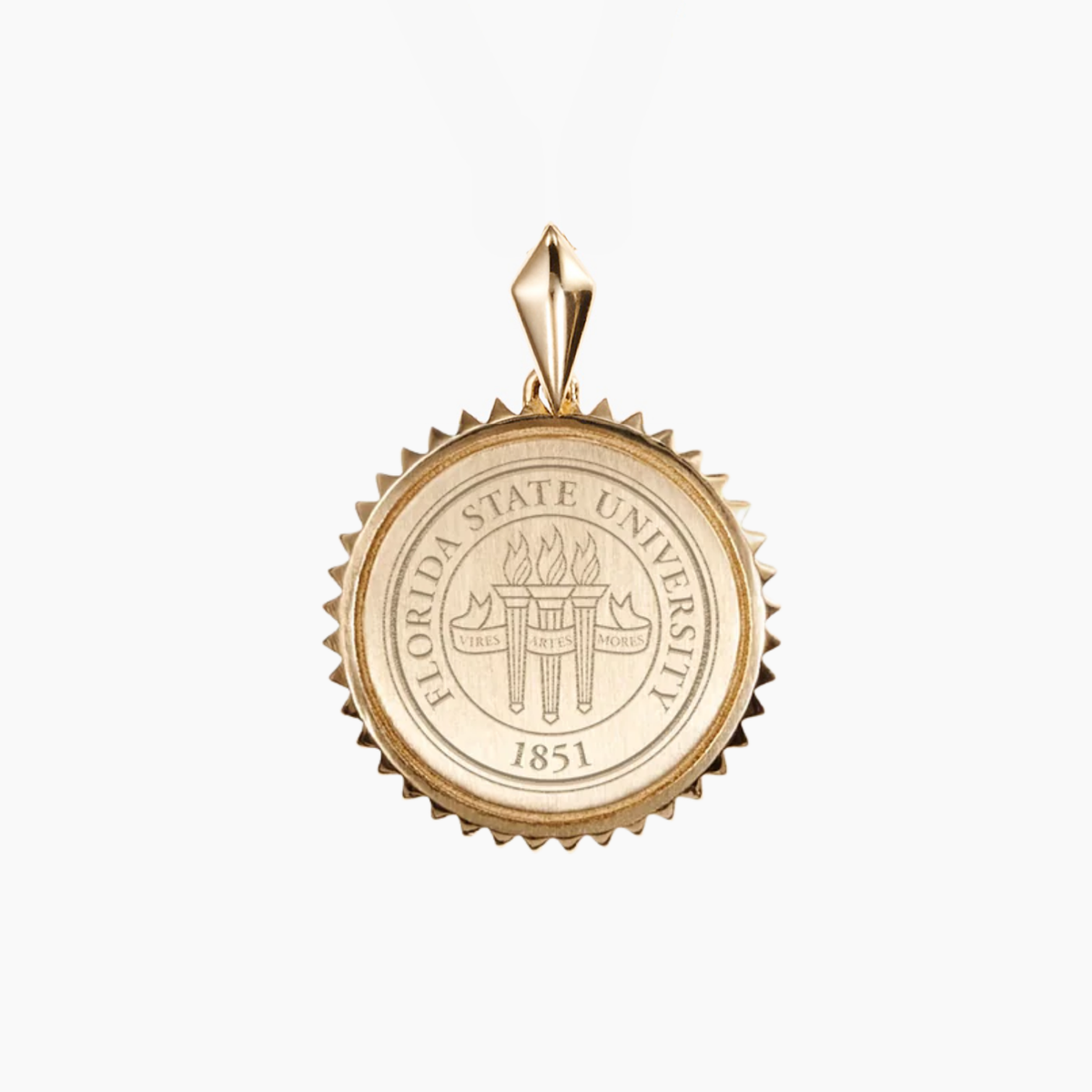 FSU Sunburst Pendant