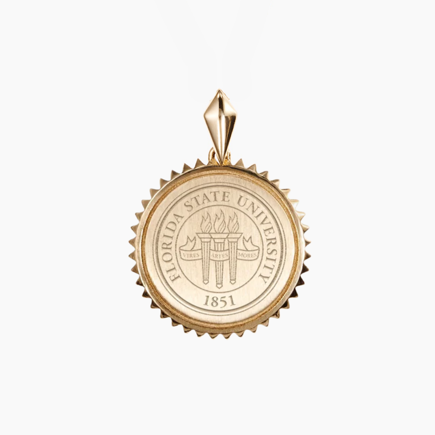 FSU Sunburst Pendant